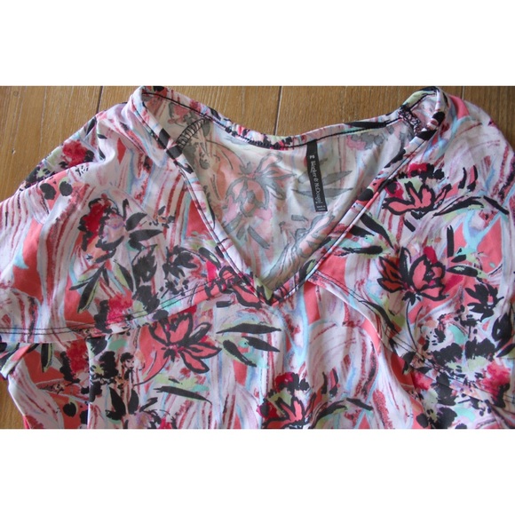 NWT Bleeker & McDougal Women's Size Small Petite Pullover Cape Effect Blouse - Picture 3 of 5